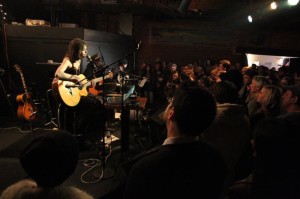 Sean Lennon and Charlotte Kemp Muhl perform as The Ghost of a Saber Tooth Tiger