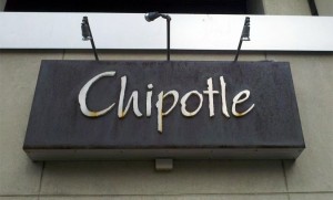 Sign at the Rosslyn Chipotle