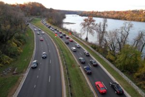 Traffic on the GW Parkway (file photo)