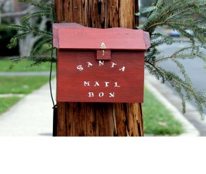 Santa mailbox near George Mason Dr. and 26th St. N.