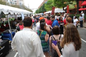 Crowds at Taste of Arlington 2012