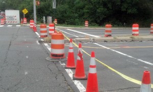 Flooding closes S. Joyce Street between Columbia Pike and Army Navy Drive