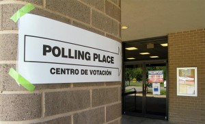 The Aurora Highlands polling station during a 2010 election