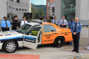 Unveiling of a half cab-half police cruiser