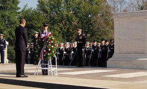 Veterans Day ceremony at Arlington National Cemetery by Philliefan99