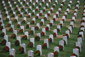 Wreaths at Arlington National Cemetery (Flickr pool photo by Jeff Reardon)