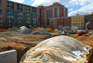 Construction at James Hunter Park in Clarendon