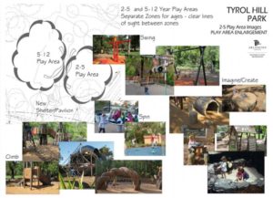 Proposed Tyrol Hill Park improvements