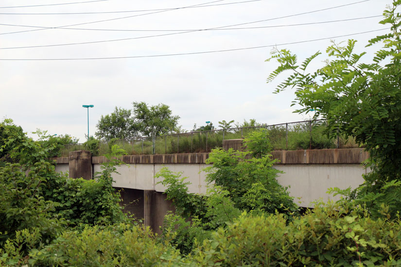 Four Mile Run bridge demolition