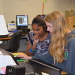 High School students in a computer lab