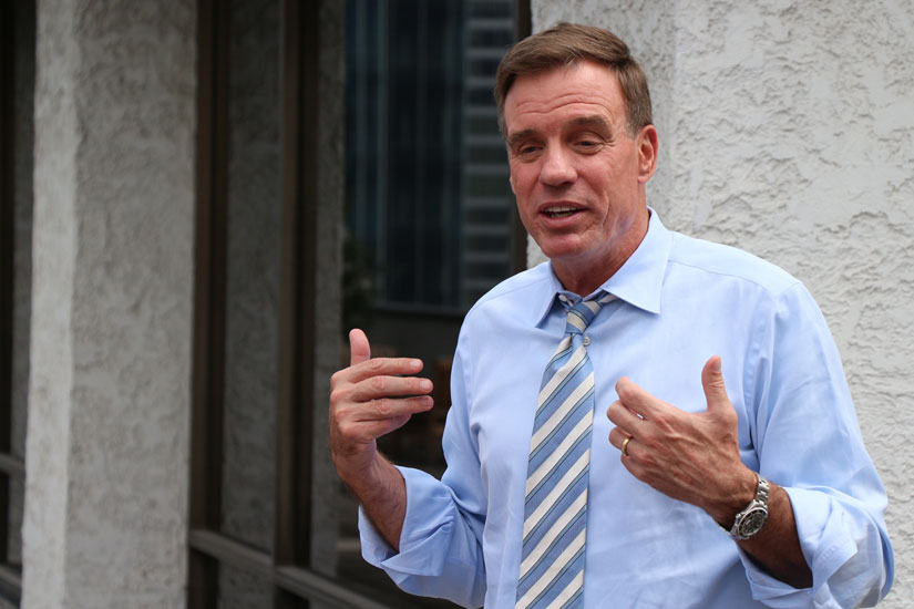 Mark Warner speaks at ÜberOffices