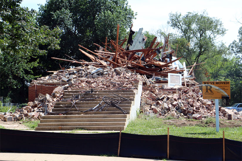 Restoration Anglican Church in Cherrydale begins demolition