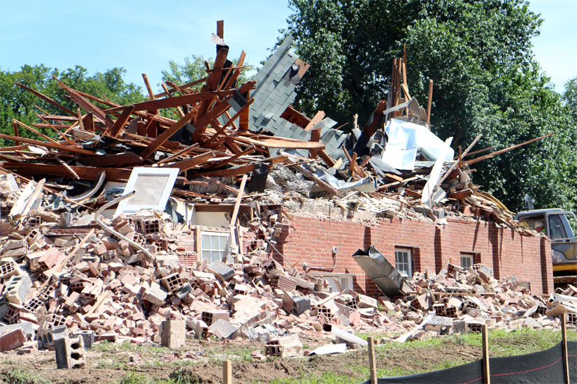 Restoration Anglican Church in Cherrydale begins demolition