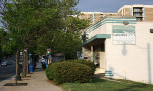 Rappahannock Coffee and other businesses on the 2400 block of Columbia Pike