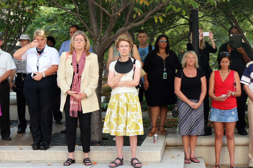 Sept. 11 ceremony at Courthouse Plaza