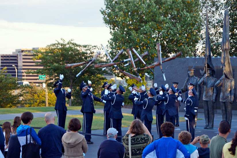 Air Force birthday celebration at Air Force Memorial