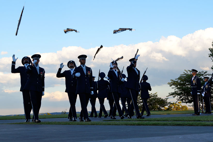 Air Force birthday celebration at Air Force Memorial