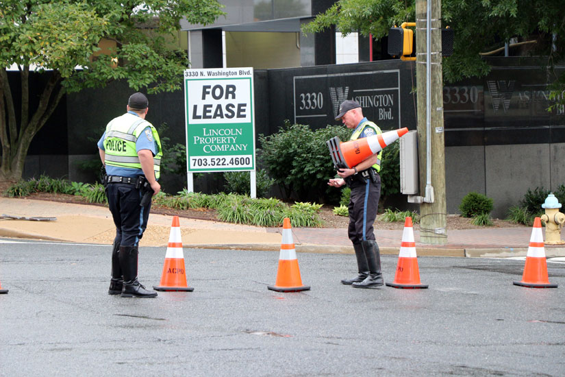 Crash takes out signal at Washington Blvd and N. Kirkwood Road