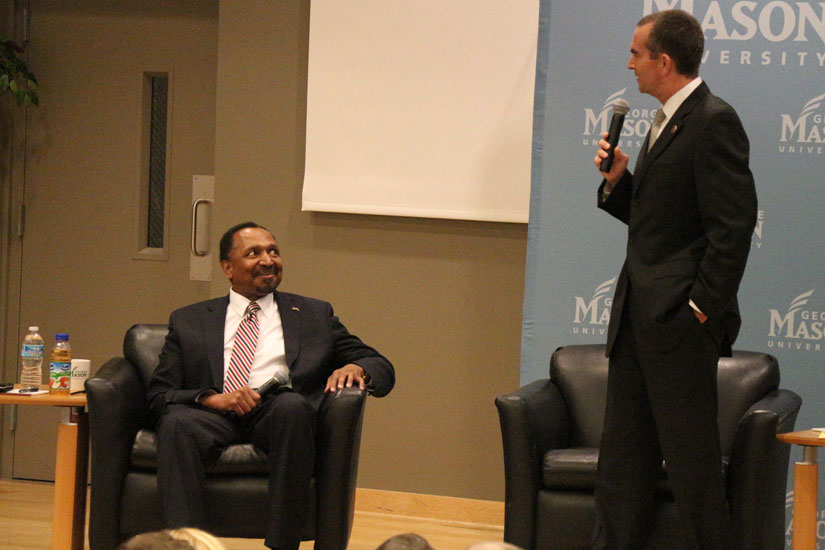 E.W. Jackson and Ralph Northam at the GMU Lt. Gov. debate