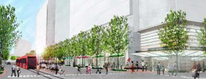 Renderings of the future PenPlace development in Pentagon City (via Arlington County)