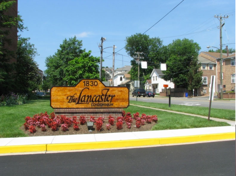 The Lancaster Condominiums landscaping