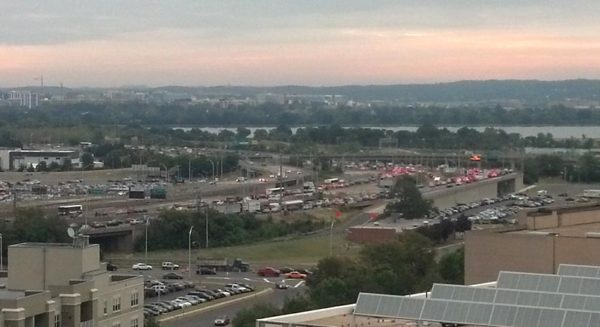 Morning traffic on I-395