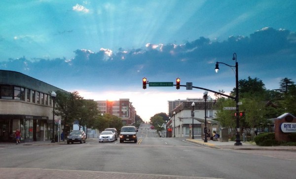 Sunrise over Columbia Pike (photo courtesy Jonathan Nateghi-Asli)