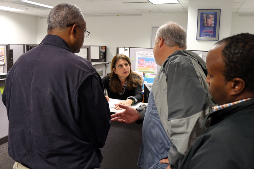 Arlington taxi drivers occupy County Board office