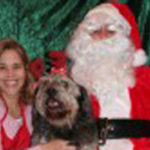 Pet photos with Santa