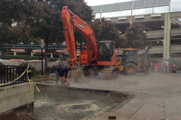 Construction at Pentagon Row (courtesy photo)