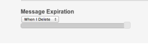 Nveloped email expiration option