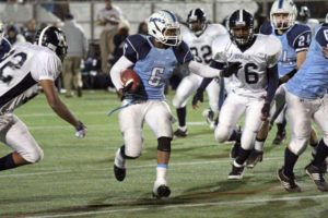 Yorktown High School running back M.J. Stewart in a game against Washington-Lee in 2011