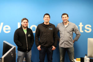 Three members of the Distil Networks team