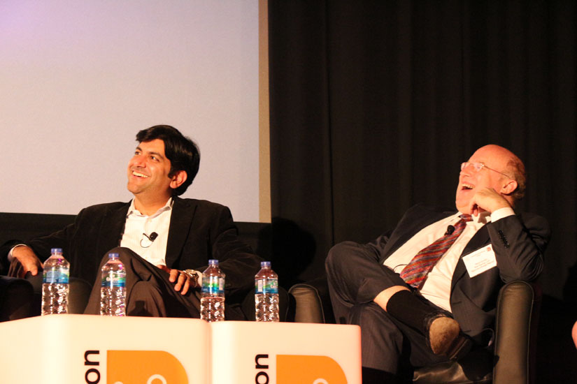 Aneesh Chopra and Saul Ewing Attorney Mark Gruhin at the Ballston LaunchPad Finale