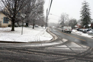 Snow Falling in Buckingham