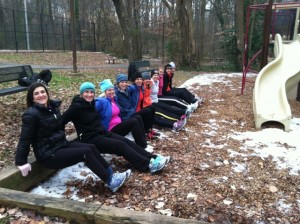 McLean ladies snow dips (photo via Ginny Wright)