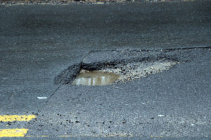 Pothole on Lorcom Lane (file photo)