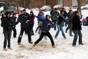 2014 Battle at Ballston snowball fight