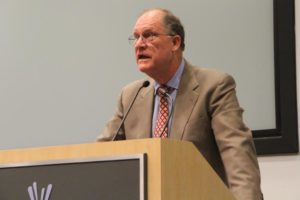 Stephen Holbrook at the County Board candidates debate 3/4/14