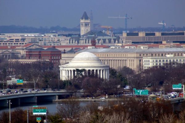 View of the Jefferson Memorial from Arlington (Flickr pool photo by Joseph Gruber)