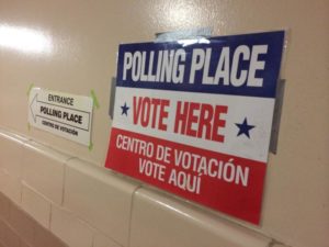 Polling place in Arlington (file photo)