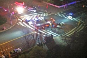 Police-involved crash at Clarendon Blvd and N. Barton Street (courtesy photo)