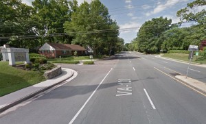 Intersection of Glebe Road and Old Glebe Road (photo courtesy Google Maps)