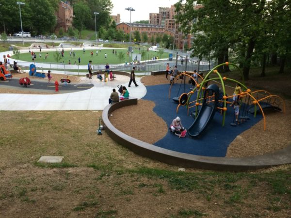 Children playing at Rocky Run Park