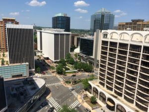 Rosslyn skyline (including ARLnow.com's office, in the background)