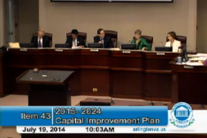 The County Board discusses the CIP 07/19/14