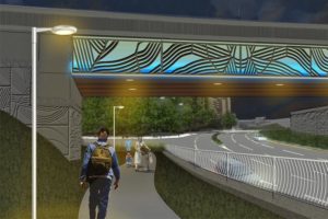 Rendering of westbound Rt 50 shared use path