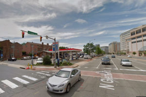 The corner of N. Glebe and Carlin Springs Roads (photo via Google Maps)