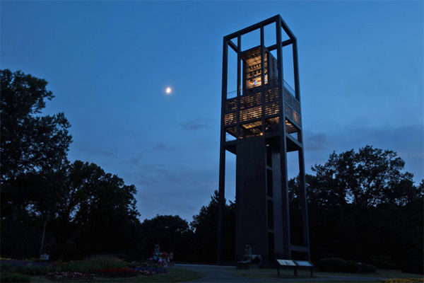 The Netherlands Carillon at dusk (Flickr pool photo by thekidfromcrumlin)