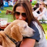 A woman and her dog at last week's Pups and Pilsners event in Crystal City (Flickr pool photo by Rob Cannon)